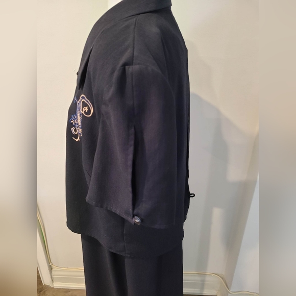 Maxi Sleeveless Dress with scoop neckline with short sleeve jacket - Picture 7 of 8